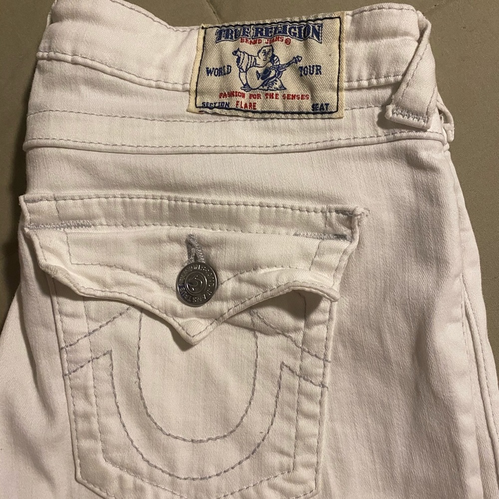 White True Religion Jeans, size 27